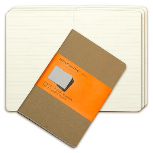 Pocket Notebook Set of 3 Cahier Journal Kraft | Moleskine-0