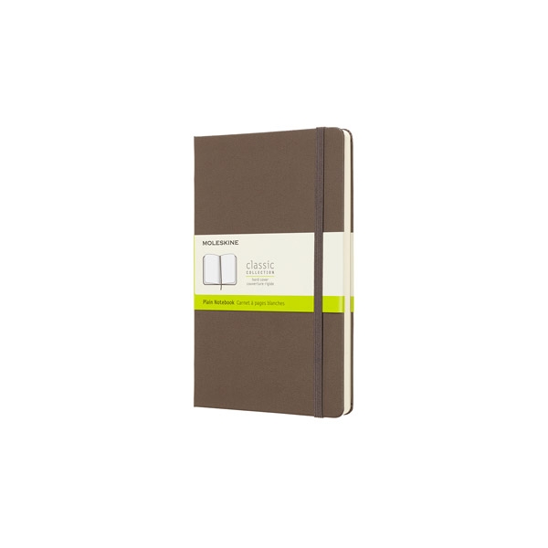 Large Notebook Earth Brown Bruin Hardcover Blanco| Moleskine-0