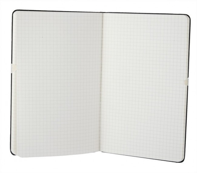 Large Notebook Black Hardcover Geruit | Moleskine-269