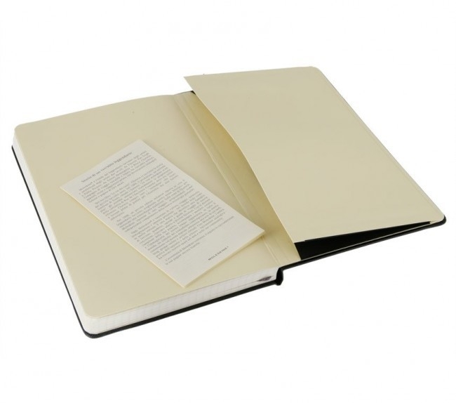 Large Notebook Black Hardcover Geruit | Moleskine-268