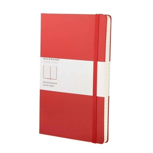 Large Notebook Red Hardcover Blanco | Moleskine-0