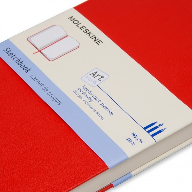 Large Sketchbook Hardcover Blanco Red | Moleskine-209