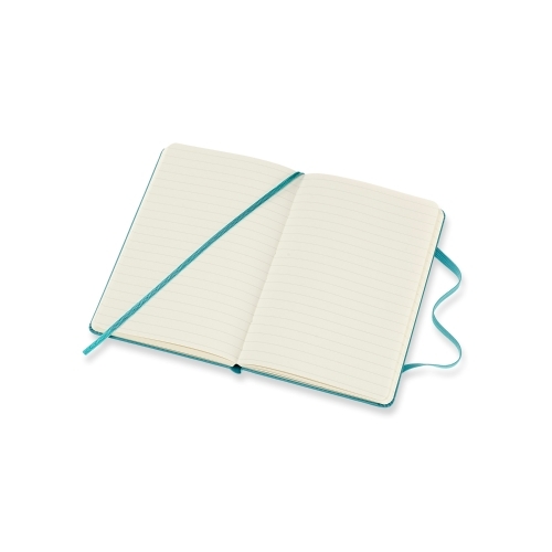 Large Notebook Reef Blue Softcover Gelinieerd | Moleskine-519