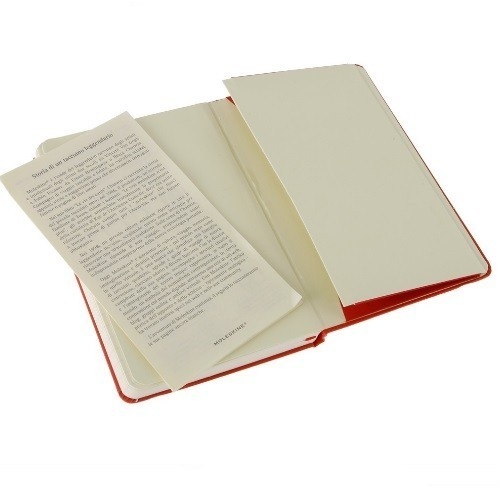 Pocket Notebook Red Hardcover Gelinieerd | Moleskine -238