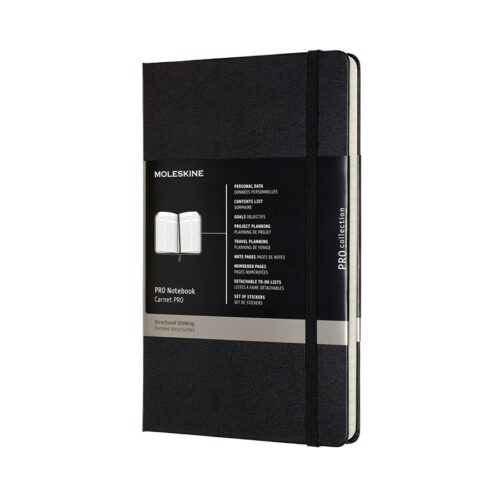 Professional Notebook Hardcover Large Black | Moleskine-0