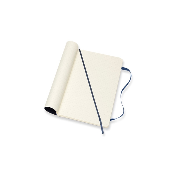 Large Notebook Reef Blue Softcover Blanco | Moleskine-649