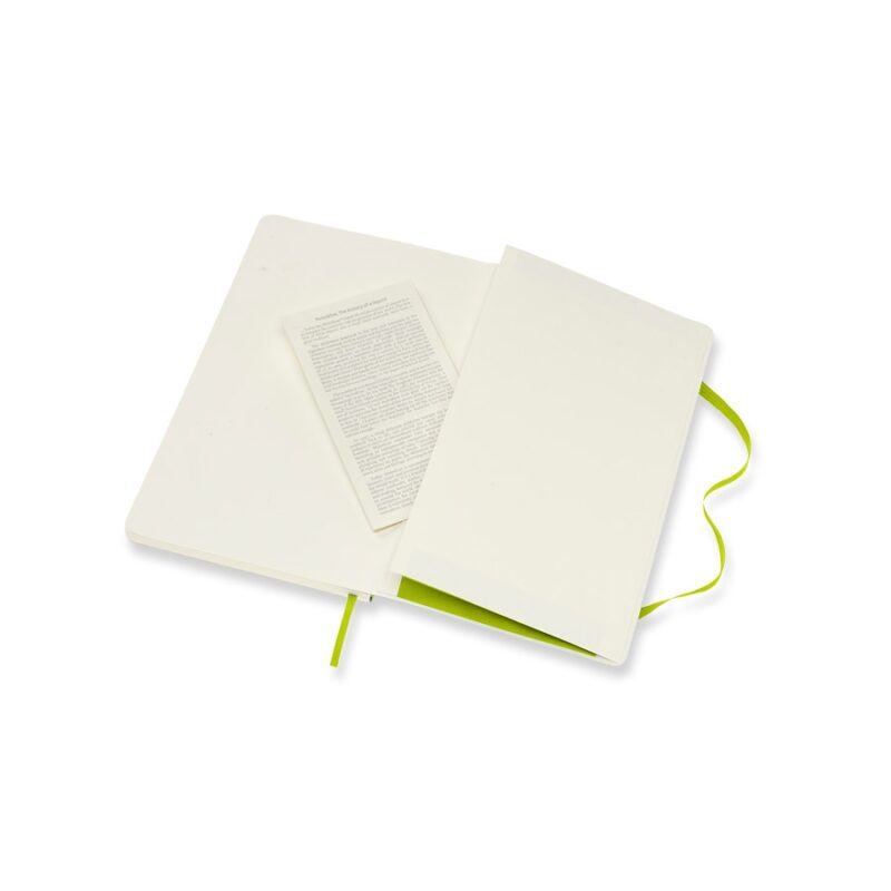 Large Notebook Lemon Green Softcover Blanco | Moleskine-1221