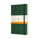 Large Notebook Myrtle Green Hardcover Gelinieerd | Moleskine-0