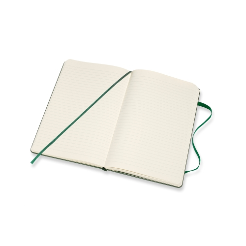 Large Notebook Myrtle Green Hardcover Gelinieerd | Moleskine-1242