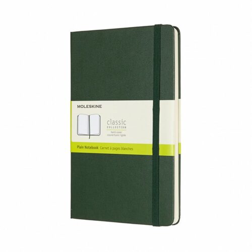 Moleskine Large Notebook in Myrtle Groen met een Hardcover